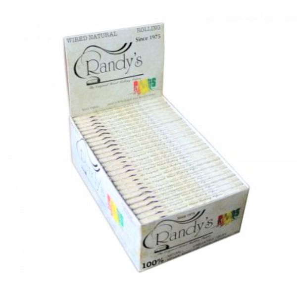 RANDYS ROOTS WIRED NATURAL HEMP ROLLING PAPER 25CT/ BOX - Image 2