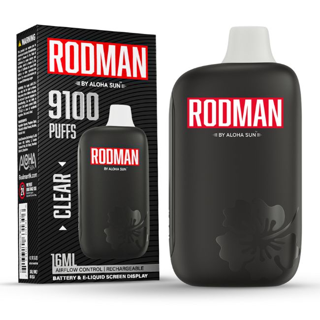 RODMAN 5% DISPOSABLE (160ML) 9100 PUFFS 10CT/ BOX - Image 4