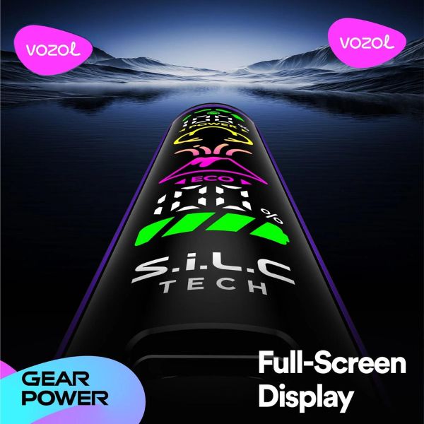 VOZOL GEAR POWER 5% DISPOSABLE (100ML) ECO MODE - 20K & POWER. MODE - 12K PUFFS 5CT/ BOX - Image 2