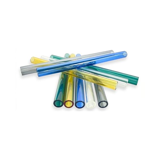 6" COLOURFULL GLASS TUBE - Image 2