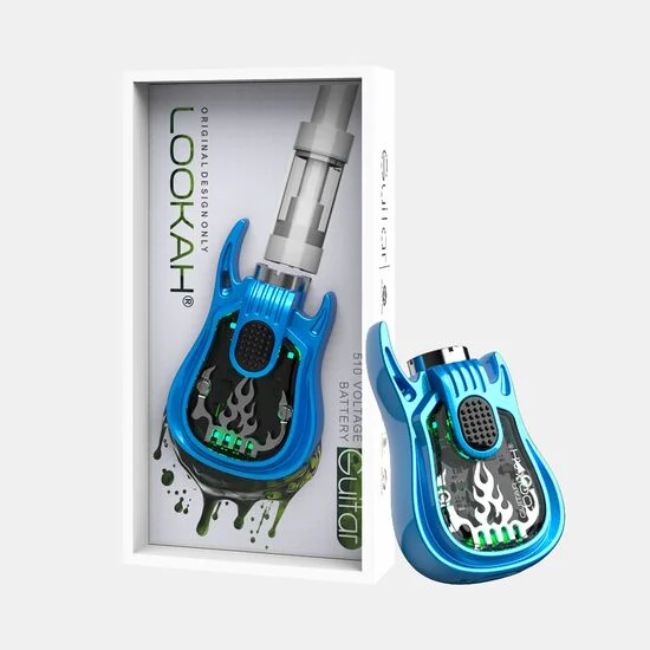 LOOKAH GUITAR MINI 510 350mAH THREAD VAPE BATTERY 5CT/ BOX - Image 2
