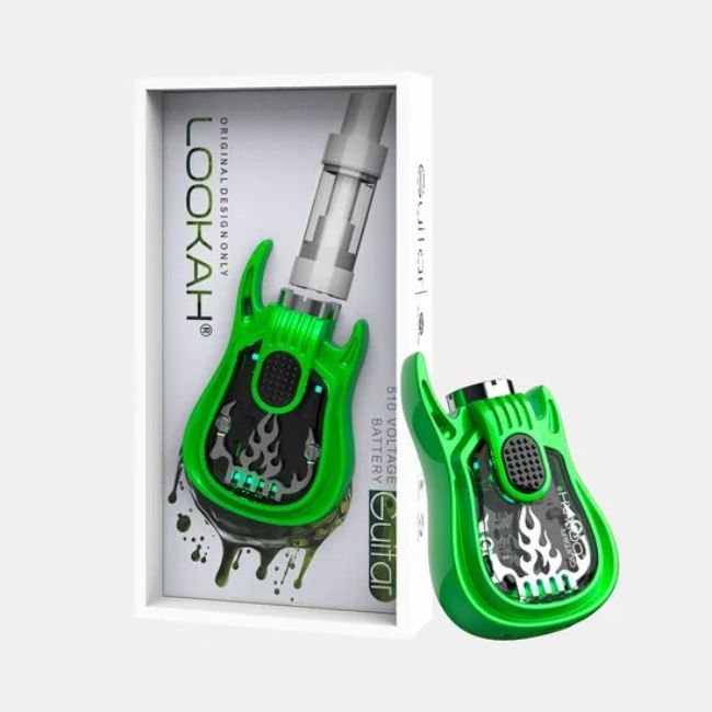LOOKAH GUITAR MINI 510 350mAH THREAD VAPE BATTERY 5CT/ BOX - Image 4