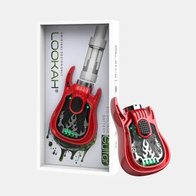 LOOKAH GUITAR MINI 510 350mAH THREAD VAPE BATTERY 5CT/ BOX - Image 5