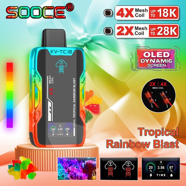 SOOCE KV-TC 5% DISPOSABLE (90ML) 18K PUFFS 5CT/ BOX - Image 4