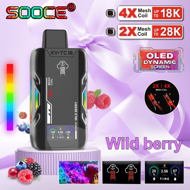 SOOCE KV-TC 5% DISPOSABLE (90ML) 18K PUFFS 5CT/ BOX - Image 6