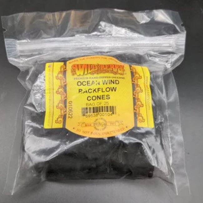 WILD BERRY BACKFLOW FRAGRANCE CONES 25CT/ BAG - Image 3