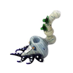BL240 7'' LARGE OCTOPUS HAND MADE BUBBLER