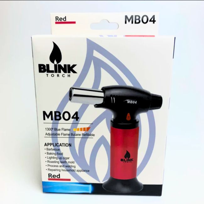 BLINK TORCH REFILLABLE BLUE FLAME BUTANE LIGHTER MB04
