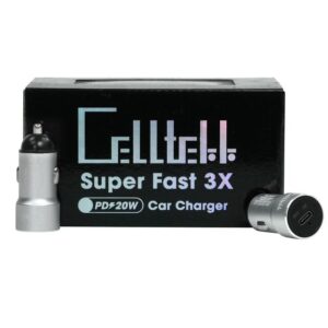 CELLTEKSFCHARG CELL TEKK SUPER FAST CHARGER 3X PD 20W 10CT/ BOX