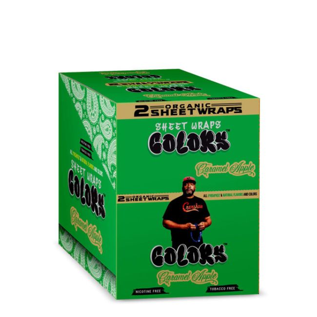 COLORS SHEET ALL ORGANIC & NATURAL FLAVORS 2PK WRAPS 25CT/ BOX - Image 2