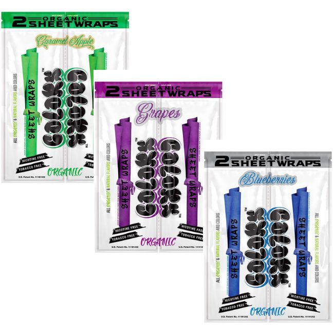 COLORS SHEET ALL ORGANIC & NATURAL FLAVORS 2PK WRAPS 25CT/ BOX - Image 4