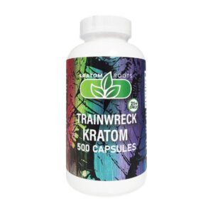 KR500CAPS11 KRATOM ROOTS HIGH QUALITY NANO KRATOM 500CT CAPSULES JAR