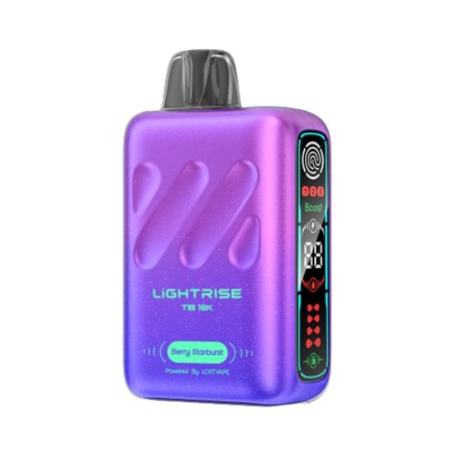LIGHTRISE POWERED BY LOST VAPE 5% DISPOSABLE (90ML) 18K PUFFS 5CT/ BOX - Image 2
