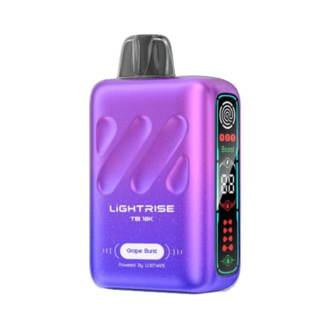 LIGHTRISE POWERED BY LOST VAPE 5% DISPOSABLE (90ML) 18K PUFFS 5CT/ BOX - Image 8