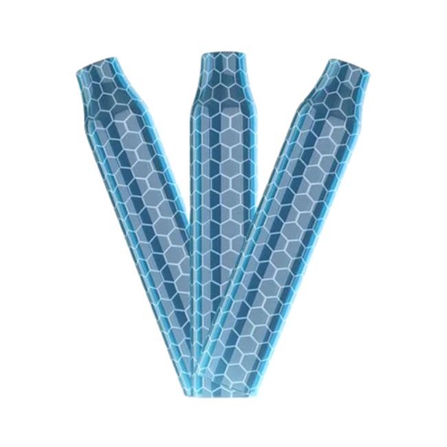 LOOKAH BEE HIVE TUBES REPLACEMENT GLASS FOR SEA HORRSE AND GIRAFFE 10CT/ BOX - Image 2