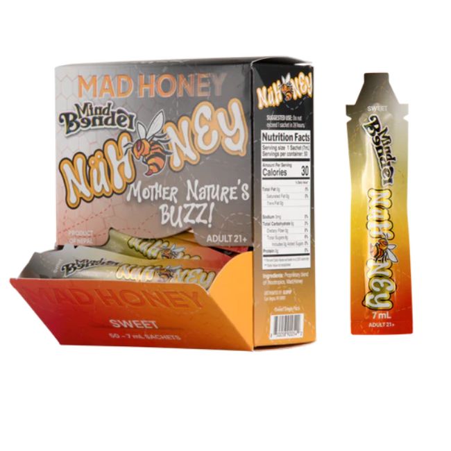 MAD HONEY MIND BENDER NUHONEY 7ML 50 SACHETS PER BOX - Image 2