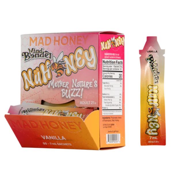 MAD HONEY MIND BENDER NUHONEY 7ML 50 SACHETS PER BOX - Image 3