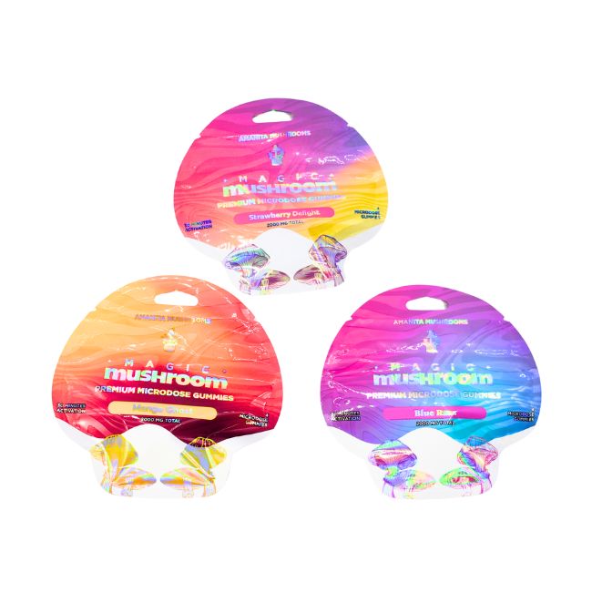 MAGIC MUSHROOM PREMIUM MICRODOSE 2000MG GUMMIES 4PK 12CT/ BOX - Image 2