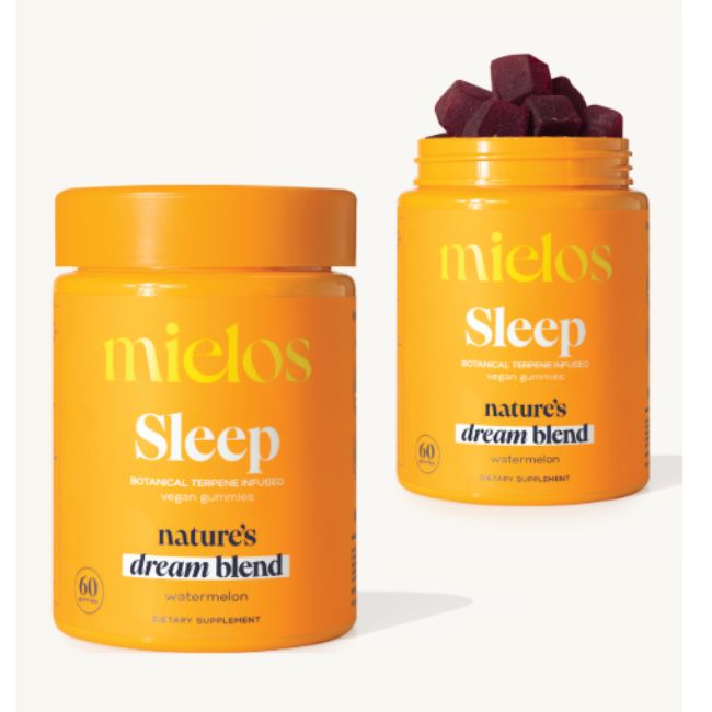 MIELOS NATURE'S DIETARY SUPPLEMENT MUSHROOM 1000MG GUMMIES 60CT JAR - Image 2