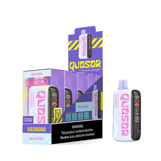 QUASAR BY LOST MARY 5% DISPOSABLE (100ML) 25K PUFFS 5CT/ BOX - Image 5