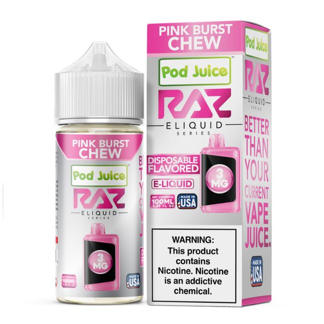 RAZ POD JUICE E LIQUID 100ML BOTTLE - Image 4