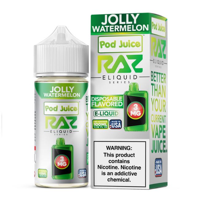 RAZ POD JUICE E LIQUID 100ML BOTTLE - Image 6
