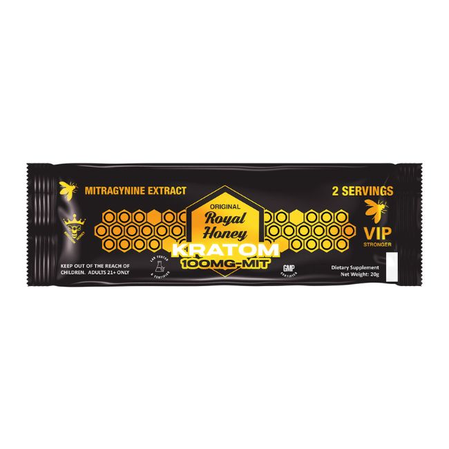 ROYAL HONEY KRATOM DIETARY SUPPLEMENTS 1200MG MIT 12 SACHETS BOX - Image 4