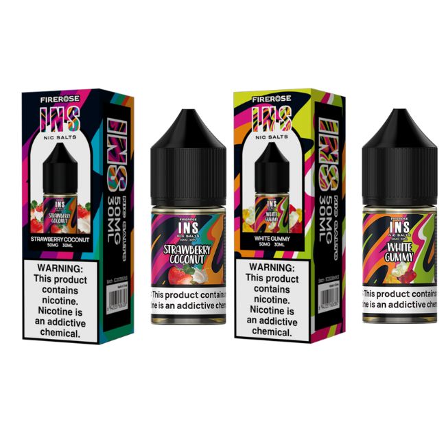 FIREROSE INS JUICE SALT E LIQUID 30ML BOTTLE - Image 8