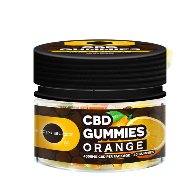 MOON BUZZ CBD 4000MG GUMMIES 40CT/ JAR - Image 2