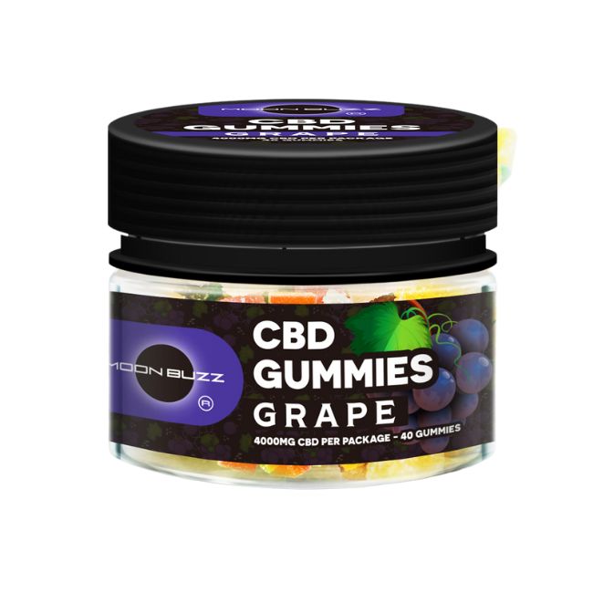 MOON BUZZ CBD 4000MG GUMMIES 40CT/ JAR - Image 3