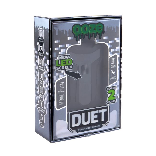OOZE DUET 510 THREAD DUAL HOLDS 2GM CART 650mAH BATTERY - Image 2