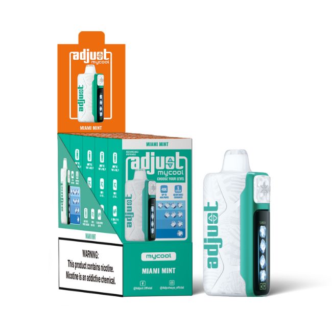 ADJUST MYCOOL 5% DISPOSABLE (100ML) 40K PUFFS 5CT/ BOX - Image 6