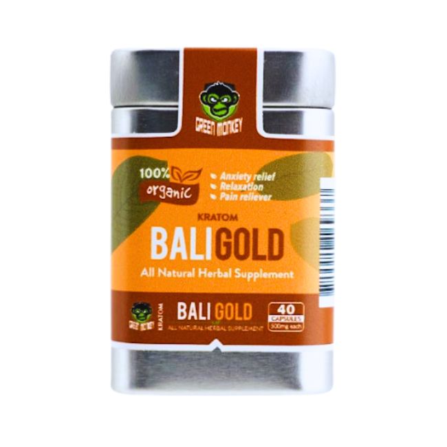GREEN MONKEY KRATOM 40CT CAPSULE JAR - Image 2