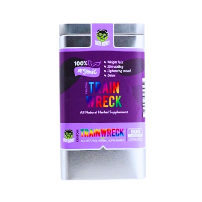 GREEN MONKEY KRATOM 500CT CAPSULE JAR - Image 4