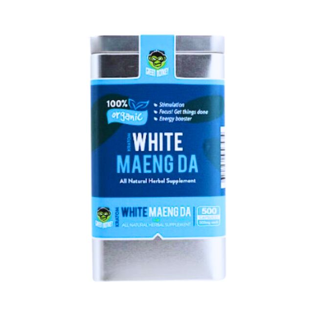 GREEN MONKEY KRATOM 500CT CAPSULE JAR - Image 5