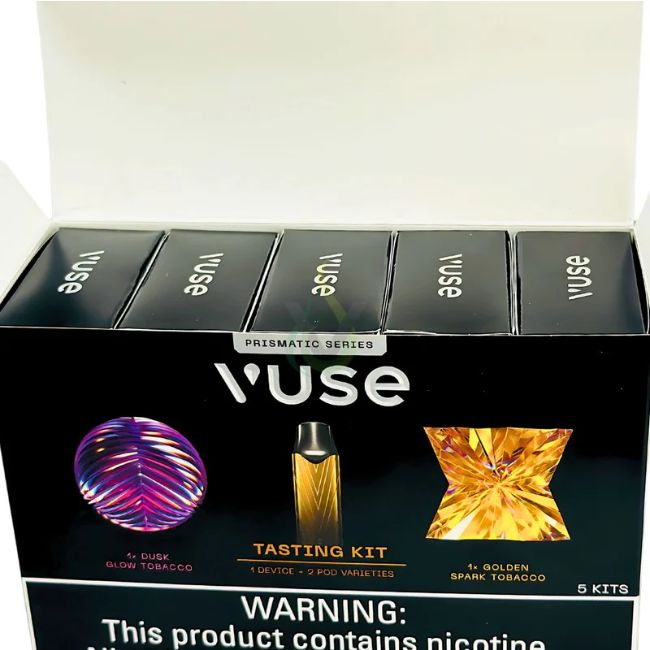 VUSE ALTO 5% PRISMATIC SERIES DEVICE AND CHARGING KIT WITH 1.8ML X 2 POD (3.6ML) 5CT/ BOX - Image 2