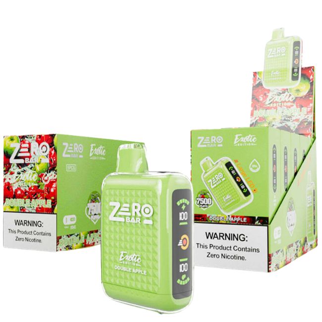ZERO BAR 0% EXOTIC EDITION DISPOSABLE (65ML) 7.5K PUFFS 5CT/ BOX - Image 5