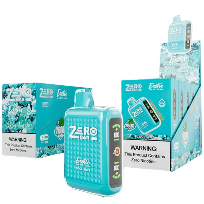 ZERO BAR 0% EXOTIC EDITION DISPOSABLE (65ML) 7.5K PUFFS 5CT/ BOX - Image 6