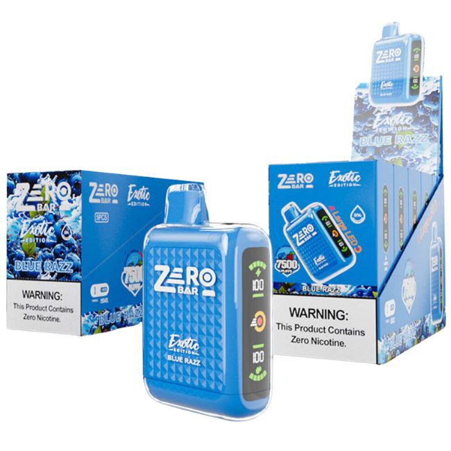 ZERO BAR 0% EXOTIC EDITION DISPOSABLE (65ML) 7.5K PUFFS 5CT/ BOX - Image 8
