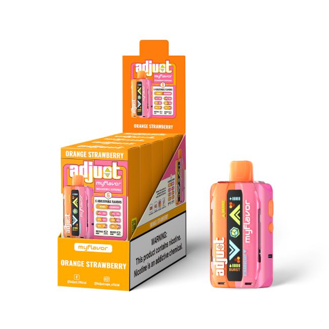 ADJUST MYFLAVOR 5% DISPOSABLE (100ML) 40K PUFFS 5CT/ BOX - Image 3
