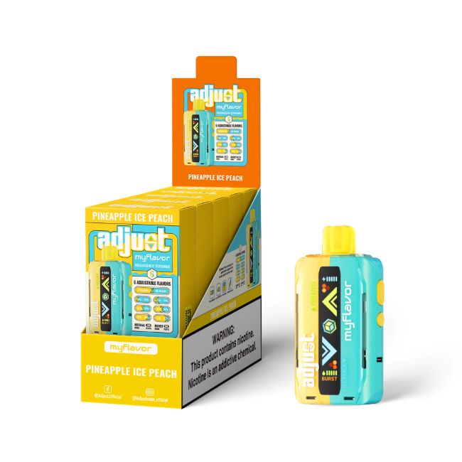 ADJUST MYFLAVOR 5% DISPOSABLE (100ML) 40K PUFFS 5CT/ BOX - Image 4
