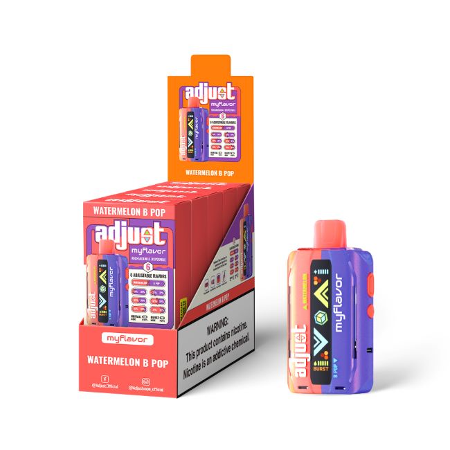 ADJUST MYFLAVOR 5% DISPOSABLE (100ML) 40K PUFFS 5CT/ BOX - Image 7