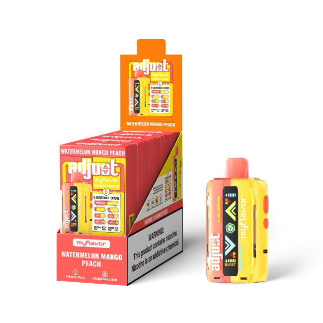 ADJUST MYFLAVOR 5% DISPOSABLE (100ML) 40K PUFFS 5CT/ BOX - Image 8