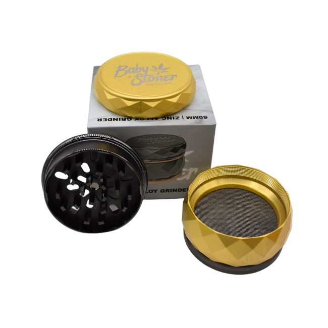 BABY STONER ZINC ALLOY 60MM X 45MM GRINDER - Image 2