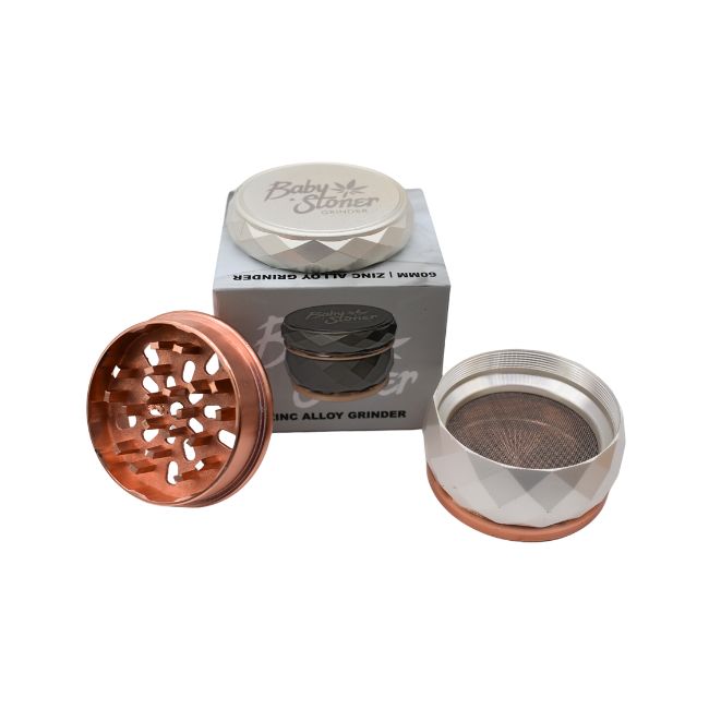 BABY STONER ZINC ALLOY 60MM X 45MM GRINDER - Image 3