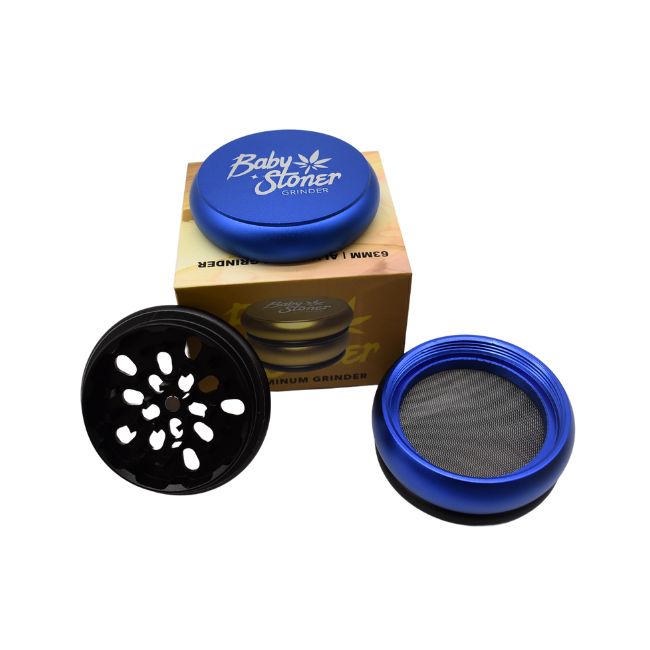 BABY STONER ALUMINIUM 63MM X 44MM GRINDER - Image 2