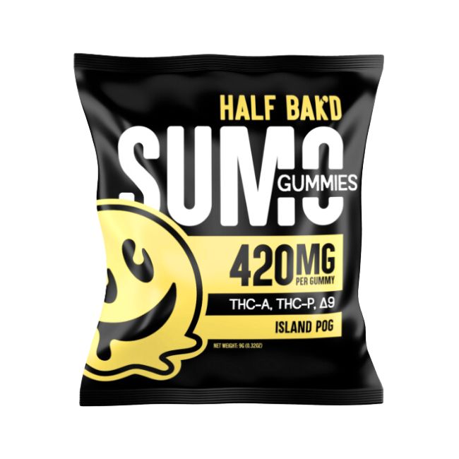 HALF BAK'D SUMO THC-A + THC-P DELTA 9 840MG 2PK GUMMIES 30CT/ BOX - Image 2