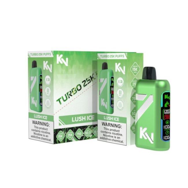 KV TURBO 5% DISPOSABLE (90ML) TURBO MODE - 15K & REG. MODE - 25K PUFFS 5CT/ BOX - Image 3