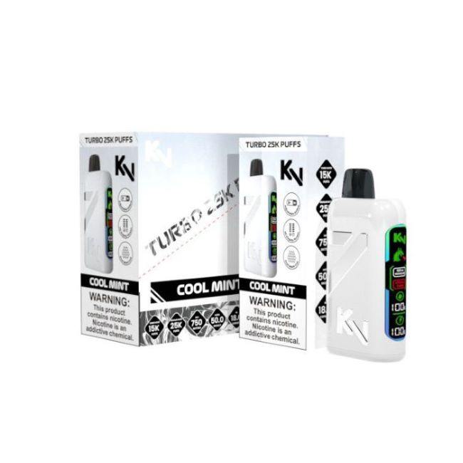 KV TURBO 5% DISPOSABLE (90ML) TURBO MODE - 15K & REG. MODE - 25K PUFFS 5CT/ BOX - Image 5