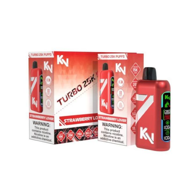 KV TURBO 5% DISPOSABLE (90ML) TURBO MODE - 15K & REG. MODE - 25K PUFFS 5CT/ BOX - Image 6